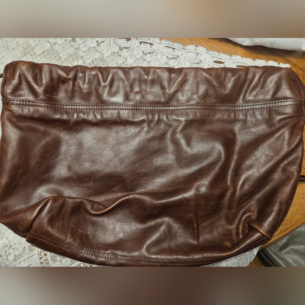 Rough & Tumble Brown Leather Bag